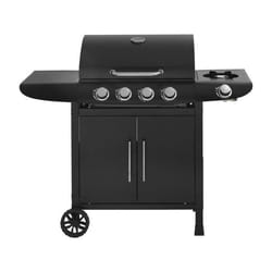 Habitat Et Jardin Barbecue Gaz "feria 5" - 5 Brûleurs Dont 1 Latéral - 14,5 Kw - Noir