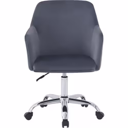 Chaise de bureau en velours ajustable "Ophélie" - Gris Découvrez le mariage parfait entre confort et élégance avec notre Chai ...