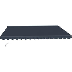 Habitat Et Jardin Store Banne En Aluminium "ombra 4" - 395 X 300 Cm - Gris