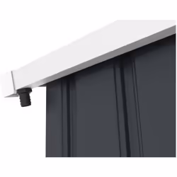 Description générale Protégez votre abri de jardin en métal avec notre gouttière de qualité supérieure, spécialement conçue p ...