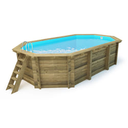 Habitat Et Jardin Miami 130 Piscine hors sol Octogonal 15000 L Bois