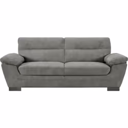 Canapé fixe en tissu "Dallas" - 210 X 88 X 90 cm - 3 places - Gris Ce canapé fixe en tissu va en ravir plus d'un! Envie d'un  ...
