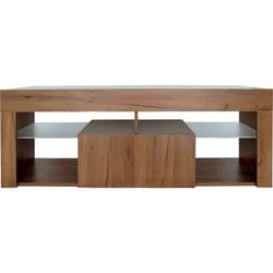 Palozi Home Meuble Tv Design Bois "hugo" - 140 X 40 X 50 Cm - Marron