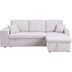 Découvrez le summum du confort et de la polyvalence avec notre canapé d'angle convertible et réversible en velours côtelé. Co ...