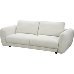 Palozi Sofa Canapé Droit En Tissu Chenille "saint Germain S" - 3 Places - Beige