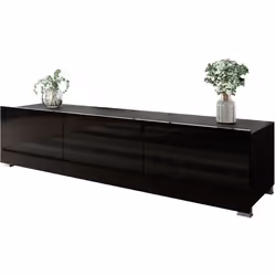 Habitat Et Jardin Meuble Tv "bralani 150" - 150 X 43 X 37 Cm - Noir