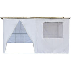 Habitat Et Jardin Souccah En Kit Nina Ajustable - 4 X 3 - 4 Rouleaux De Bambou Et 4 Tasseaux De Bois