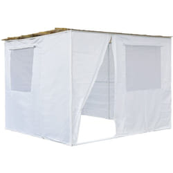 Habitat Et Jardin Souccah En Kit Nina Ajustable 3 X 3 -3 Rouleaux De Bambou Et 3 Tasseaux De Bois