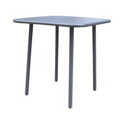 Habitat Et Jardin Table De Jardin En Métal "bilbao" - 70 X 70 X 71 Cm - Gris