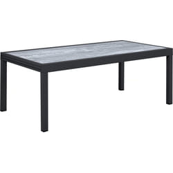 Habitat Et Jardin - Table jardin en aluminium extensible 'Lagos' - 200/320 x 105 x 76 cm - Gris