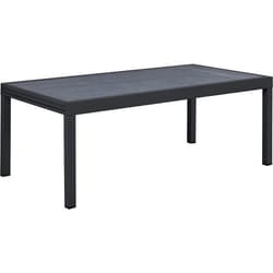 Habitat Et Jardin Table Jardin En Aluminium Extensible "lagos" - 200/320 X 105 X 76 Cm - Noir
