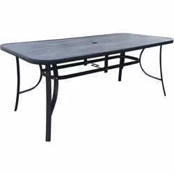 Table d'extérieur "Cordoba" - Dimension : 180 x 90 x 72 cm - Epaisseur du plateau : 5 mm - Poids :27 kg - Poids maximum suppo ...