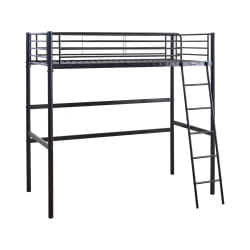 Lit mezzanine Alora 90x190 noir