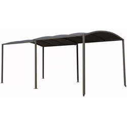 Habitat Et Jardin Carport En Métal Extensible " Mathis" - 303/566 X 295 X 240 Cm - Anthracite