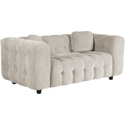 Habitat Et Jardin Canapé Droit En Tissu Chenille "vendome" - 2 Places - Beige