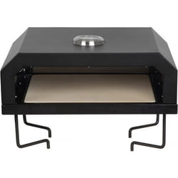 Four à pizza pour barbecue Pizzello - 40 x 35 x 28 cm - Noir