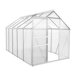 Serre jardin polycarbonate 310 x 190 x 195 cm Basilic - 589 m² - Gris