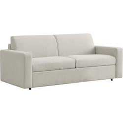 Canapé convertible express en tissu Diana - Couchage 140 cm - 3 places - Beige