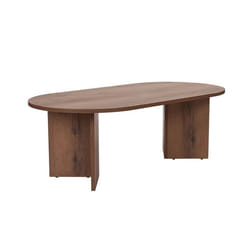 Table basse en bois Sable - 60 x 119 x 40 cm - Noyer