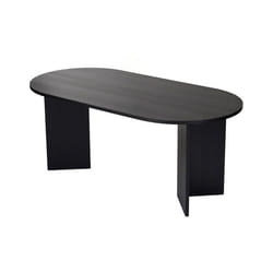 Table à manger en bois Sablin - 180 x 89 x 75 cm - Bois Noir