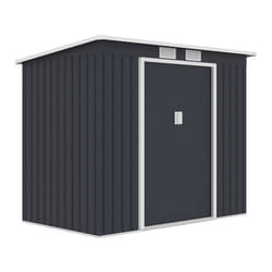 Abri de jardin en métal avec toit monopente métal Orlando - 281 m² - Gris