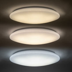 Silamp - Plafonnier led Rond Plat 48W Etoilé - Blanc Froid 6000K - 8000K