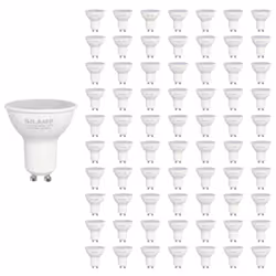 Pack de 100 Ampoules LED GU10 6W 220V SMD2835 PAR16 – La solution idéale pour un éclairage LED professionnel et économique Ce ...