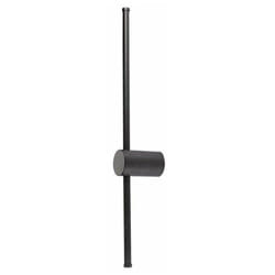 Silamp - Applique Murale Design Tube Intérieur led 16W Noir - Blanc Neutre 4000K - 5500K