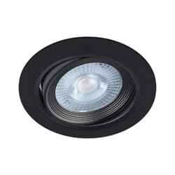 Silamp - Spot led Encastrable Orientable 5W Rond Noir smd - Blanc Chaud 2300K - 3500K