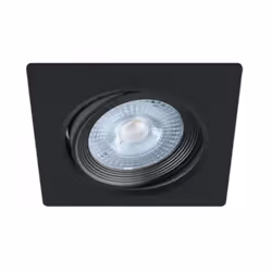 Optez pour le Spot LED Encastrable Orientable 5W Carré Noir SMD pour une lumière efficace dans votre espace. Les lampes issue ...