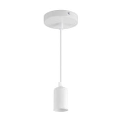 Suspension Ampoule E27 100cm Blanc - SILAMP