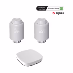 INSTALLATION & UTILISATION Ce kit contient2 Têtes Thermostatiques Connectéesavec unePasserelle ZigBee. Pour faire fonctionner ...