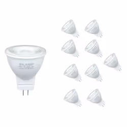 Ce pack de 10 ampoules LED GU4 MR11 4W 12V propose une solution idéale pour un éclairage ciblé avec une excellente qualité lu ...