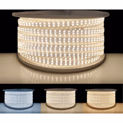Offrez-vous notre Ruban LED Fin 220V Recoupable 50M Double Rangée IP65 2835 180LED/m pour illuminer et sublimer vos espaces!  ...