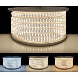 Silamp - Ruban led 220V Fin Recoupable 50M Double Rangée 9W/m IP65 2835 1