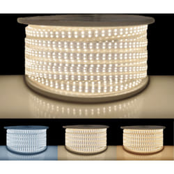 Silamp - Ruban led 220V Fin Recoupable 50M Double Rangée 9W/m IP65 2835 1