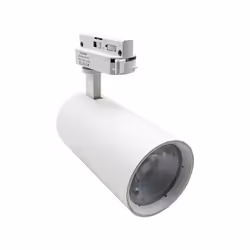 Spot LED sur Rail 30W 30° Monophasé BLANC à monter sur un rail monophasé. Caractéristiques du Spot LED sur Rail 30W 80° Monop ...