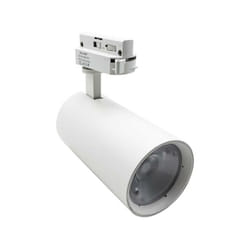 Silamp - Spot led sur Rail 30W 60° Monophasé blanc - Blanc Chaud 2300K - 3500K