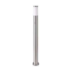 Choisissez la Borne de Jardin Acier Inoxydable avec Détecteur 110cm pour Ampoule E27 IP44 pour obtenir une luminosité efficac ...