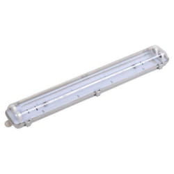 Réglette étanche double pour tube LED T8 120cm IP65 (boitier vide) - SILAMP