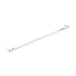 Support pour 2 tubes LED T8 60 cm - SILAMP - IP20 - Blanc - 4000 °K - Intérieur