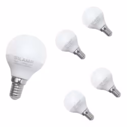 Profitez de ce lot de 5 ampoules LED E14 8W G45 pour équiper facilement plusieurs luminaires de votre intérieur. Une solution ...