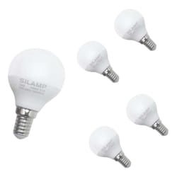 Silamp - Ampoule led E14 8W 220V G45 300° (Pack de 5) - Blanc Neutre 4000K - 5500K
