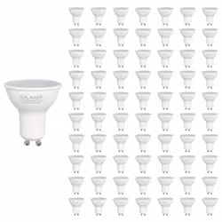 Ce pack de 100 ampoules LED GU10 8W est destiné aux professionnels, installateurs ou collectivités recherchant un éclairage f ...