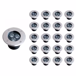 Description générale Ces spots LED encastrables extérieurs de 3W sont conçus pour offrir une solution d'éclairage efficace et ...