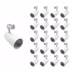 Le Spot LED sur Rail 30W 30° Monophasé BLANC (Pack de 20) à monter sur un rail monophasé. Caractéristiques du Spot LED sur Ra ...