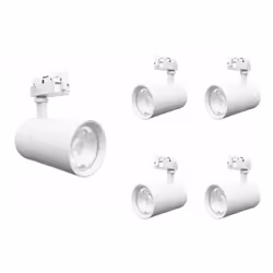 Améliorez l'éclairage de votre espace professionnel avec ce pack de 5 Spot LED sur Rail 30W 80° Compact Monophasé BLANC. Ce p ...