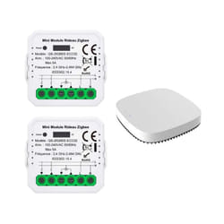 Silamp - Module Interrupteur pour Volet Roulant Zigbee (2 pièces) + passe