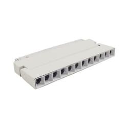 Silamp - Projecteur led sur Rail Magnétique 48V dc 12W blanc Orientable - Blanc Neutre 4000K - 5500K