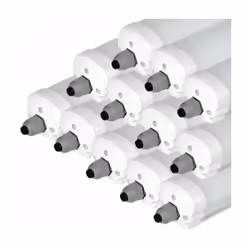 Equipez vos espaces avec ce pack de 12 réglettes LED interconnectables de 120cm. Performantes, économiques et robustes, elles ...
